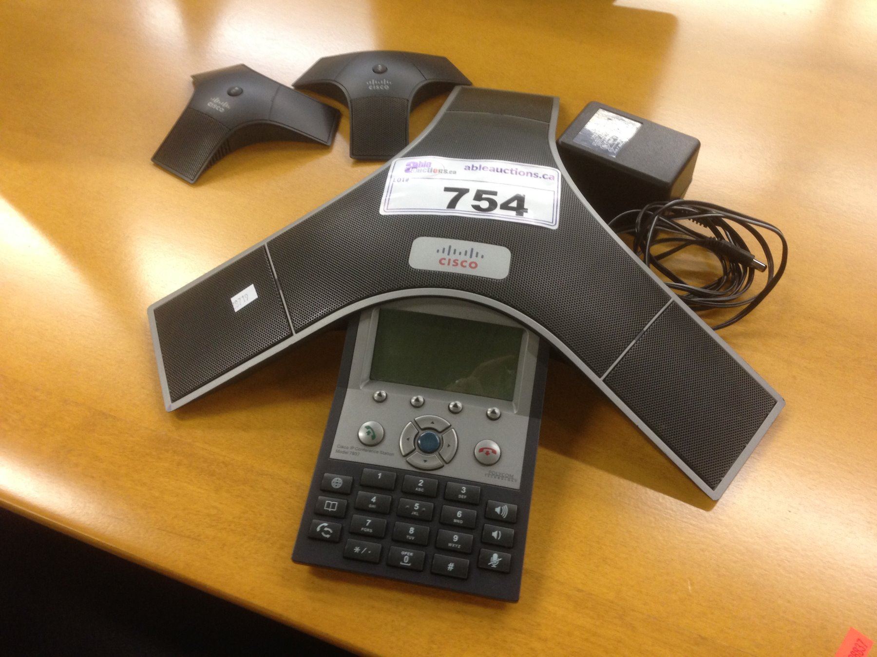 CISCO MOD. 7987 CONFERENCE SPEAKER PHONE WITH 2 REMOTE TERMINALS