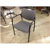 Image 2 : HERMAN MILLER 'REACTION' GREY STACKING CLIENT CHAIR