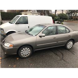 2004 NISSAN SENTRA, GREY, 4 DOOR SEDAN, GAS, AUTOMATIC, VIN#3N1CB51D74L914473, 156,174KMS,