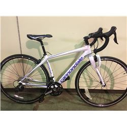 WHITE CANNONDALE SYNAPSE 22 SPEED ROAD BIKE