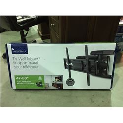 INSIGNIA FULL MOTION TV WALL MOUNT FITS 47 - 80  TV