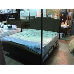 KING SIZED CANOPY BED  (MATTRESS NOT INCLUDED)