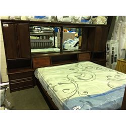 KING SIZED PIER UNIT BED  (MATTRESS NOT INCLUDED)