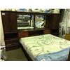 Image 1 : KING SIZED PIER UNIT BED  (MATTRESS NOT INCLUDED)