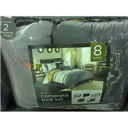 8 PCS. KING SIZED COMPLETE BED SET -YASMINE