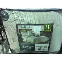 8 PCS. KING SIZED COMPLETE BED SET -DANSVILLE