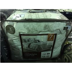 7 PCS. KING SIZED COMPLETE BED SET -LORI