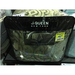 J. QUEEN NEW YORK QUEEN SIZED COMFORTER SET