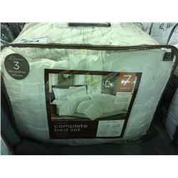 7 PCS QUEEN SIZED COMPLETE BED SET - SIDNEY