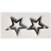 Image 2 : Sterling  Silver Diamond Star EARRINGS Retail $90