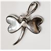 Image 2 : Sterling Silver Created Opal & Cubic Zirconia Dragonfly Pendant Retail $200