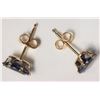 Image 2 : 10kt Yellow Gold Sapphire (2.00ct) EARRINGS Retail $450