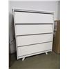 Image 1 : WHITE WOOD 4 DRAWER DRESSER