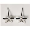 Image 2 : 2 SETS STERLING SILVER DIAMOND STAR EARRINGS RETAIL $240
