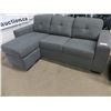 Image 1 : NEW GREY PILLOW BACK SECTIONAL SOFA LEFT OR RIGHT OPTIONAL