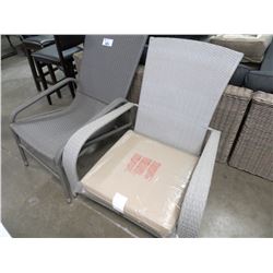 2 MIX MATCH PATIO CHAIRS