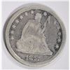Image 1 : 1877-CC SEATED QUARTER, FINE