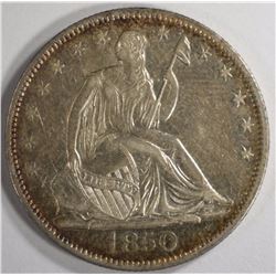 1850-O SEATED HALF DOLLAR CH BU