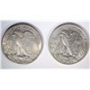 Image 2 : 1940 & 1943 WALKING LIBERTY HALVES, CH BU