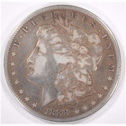 1888-S MORGAN DOLLAR, FINE KEY DATE