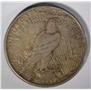 Image 2 : 1921 PEACE SILVER DOLLAR, XF/AU -KEY! ORIGINAL