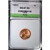 Image 1 : 1948-S LINCOLN CENT PCSS SUPERB GEM BU RED