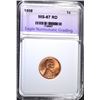 Image 1 : 1958 LINCOLN CENT ENG SUPERB GEM BU RED