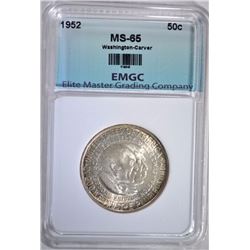 1952 WASHINGTON-CARVER HALF DOLLAR EMGC GEM BU