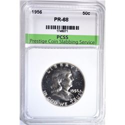 1956 FRANKLIN HALF DOLLAR PCSS SUPERB GEM PROOF