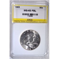 1963 FRANKLIN HALF DOLLAR LVCS CHOICE BU FBL