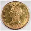 Image 1 : 1890-CC $10 GOLD AU/BU