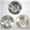 Image 2 : 3 - 1986 AMERICAN SILVER EAGLE - GEM BU