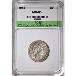 1914 BARBER QUARTER, PCSS CH/GEM BU