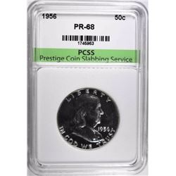 1956 FRANKLIN HALF DOLLAR PCSS SUPERB GEM PROOF