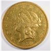 Image 1 : 1850 $20 GOLD LIBERTY AU MINOR RIM BUMPS