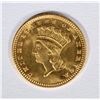 Image 1 : 1888 $1 GOLD GEM BU