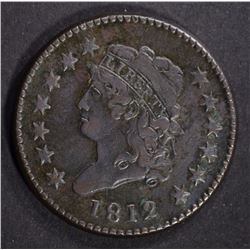 1812 LARGE CENT VF