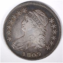 1809 BUST HALF DOLLAR VF