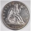 Image 1 : 1872 SEATED LIBERTY HALF DOLLAR AU/BU