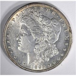 1895-O MORGAN DOLLAR AU/BU RIM DAMAGE