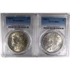 Image 1 : 2 1898-O MORGAN DOLLARS PCGS MS63