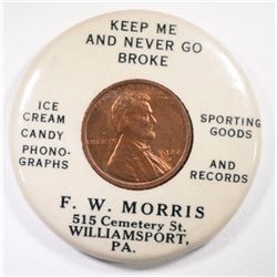 RARE! 1920-D LINCOLN CENT GEM BU+ FULL RED