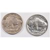 Image 2 : 2 BUFFALO NICKELS: 1938-D BU & 1936 BU