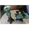 Image 2 : DEOCRATIVE WINE HOLDER AND CANDLESTICK