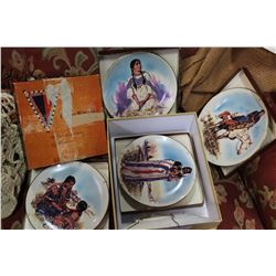 SET OF FIRST NATIONS COLLECTOR PLATES