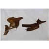Image 1 : TWO FIRST NATIONS CARVINGS ORCA AND KINGFISHER
