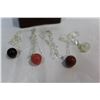 Image 1 : FOUR STONE PENDANT NECKLACES