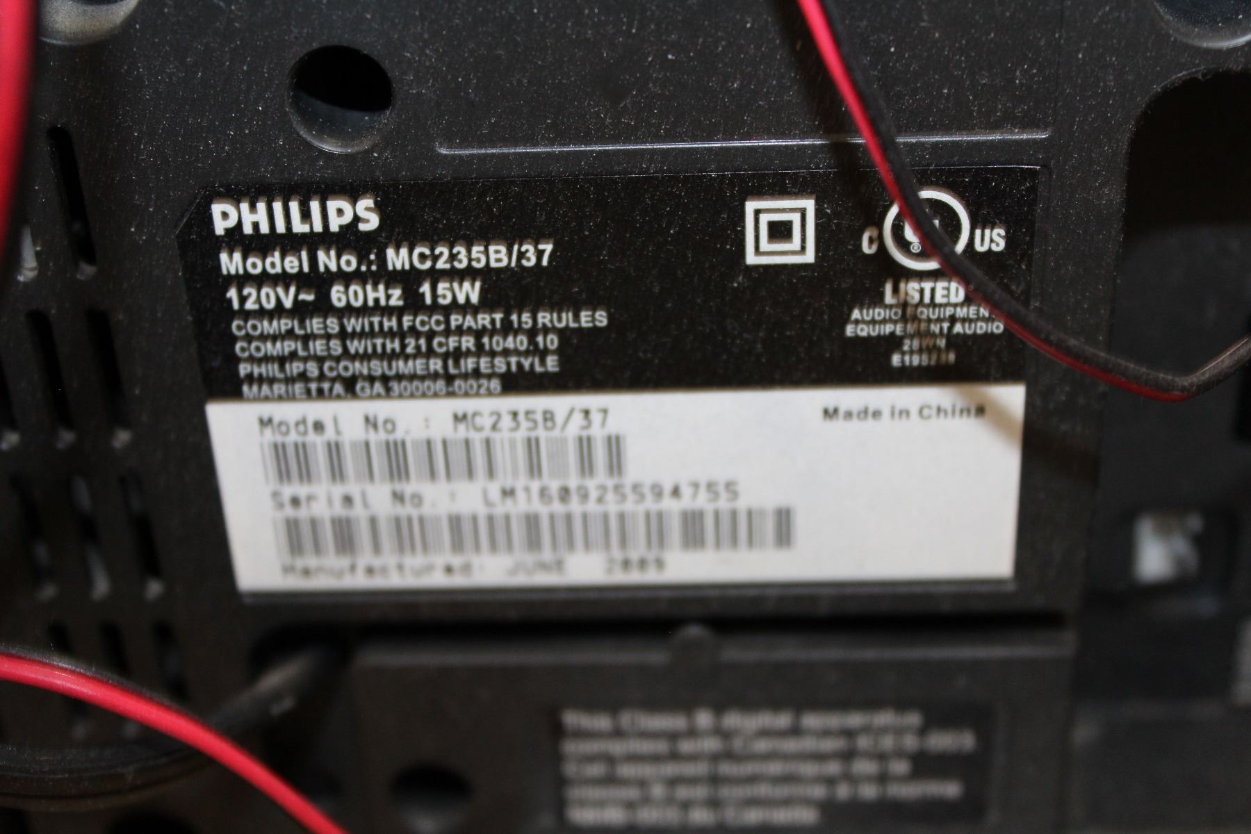 Philips Cd Player Bookshelf Stereo