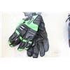 Image 2 : JOE ROCKET ATOMIC BLACK GREEN SIZE LARGE MOTOCYCLE GLOVES