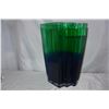 Image 2 : MULTI COLORED ART GLASS VASE AND GREEN BLUE ART GLASS VASE